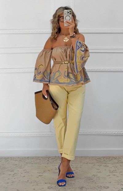 Μπλούζα off shoulders Μπλούζα off shoulders