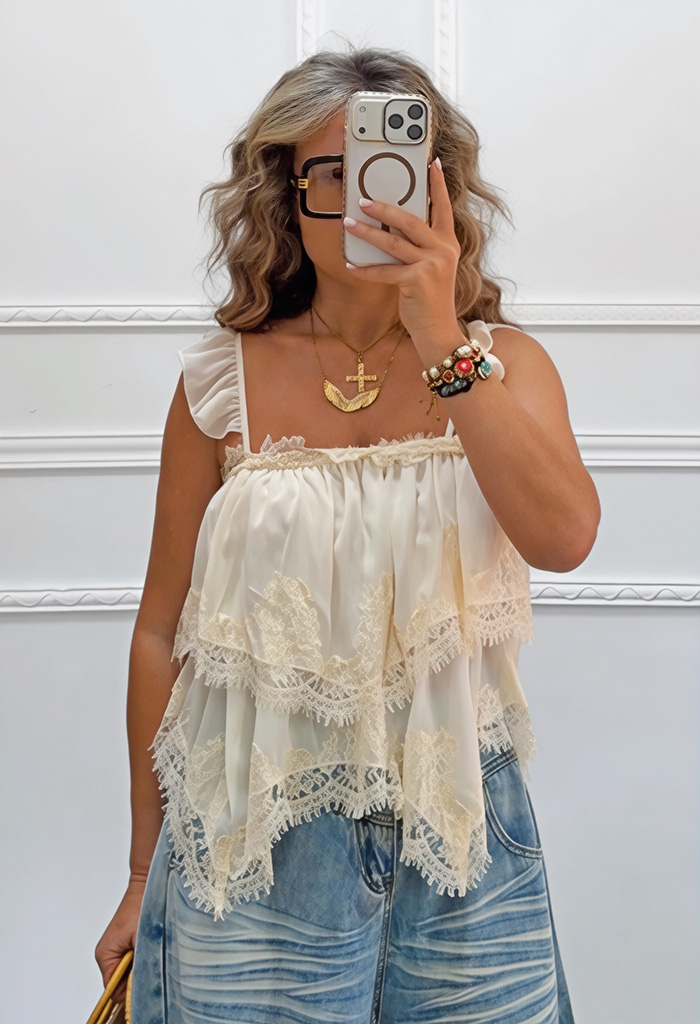 Boho τοπ εκρού Boho τοπ εκρού