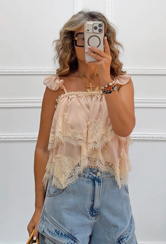 Boho τοπ nude Boho τοπ nude