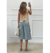 Boho τοπ nude Boho τοπ nude
