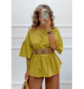Μπλούζα κιπούρ πράσινο Μπλούζα κιπούρ πράσινο