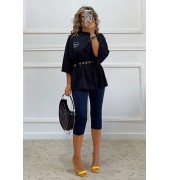 Oversized t-shirt με τύπωμα Oversized t-shirt με τύπωμα