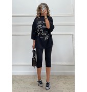Oversized t-shirt με τύπωμα Oversized t-shirt με τύπωμα