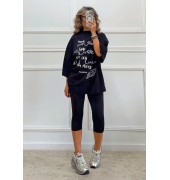 Oversized t-shirt με τύπωμα Oversized t-shirt με τύπωμα