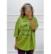 Oversized t-shirt με τύπωμα Oversized t-shirt με τύπωμα