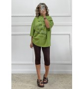 Oversized t-shirt με τύπωμα Oversized t-shirt με τύπωμα