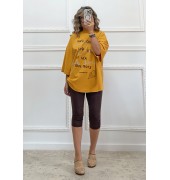Oversized t-shirt με τύπωμα Oversized t-shirt με τύπωμα