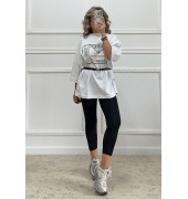 Oversized t-shirt με τύπωμα