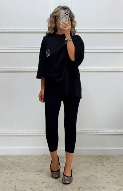 Oversized t-shirt με τύπωμα Oversized t-shirt με τύπωμα