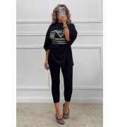 Oversized t-shirt με τύπωμα Oversized t-shirt με τύπωμα