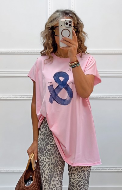 T-shirt ροζ T-shirt ροζ