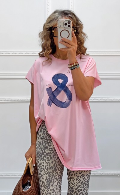 T-shirt ροζ T-shirt ροζ