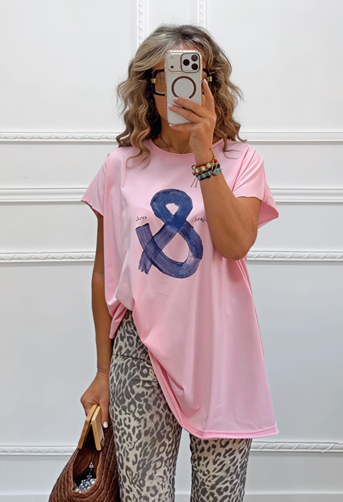 T-shirt ροζ T-shirt ροζ