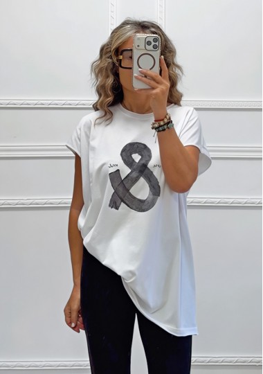 T-shirt άσπρο
