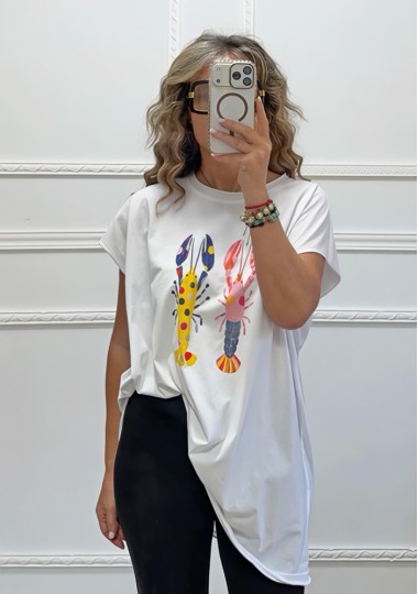 T-shirt άσπρο