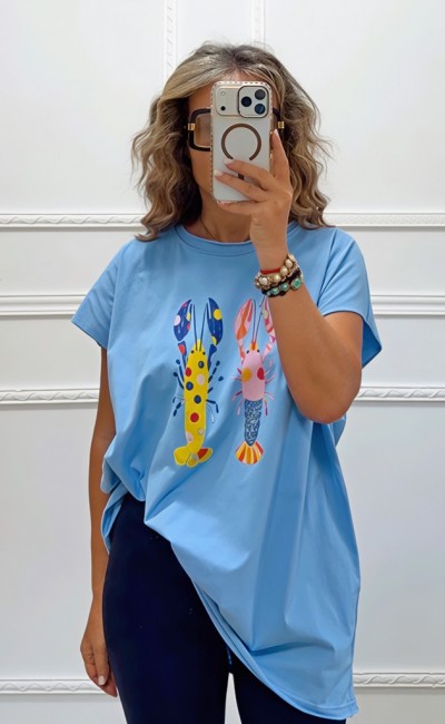 T-shirt γαλάζιο T-shirt γαλάζιο