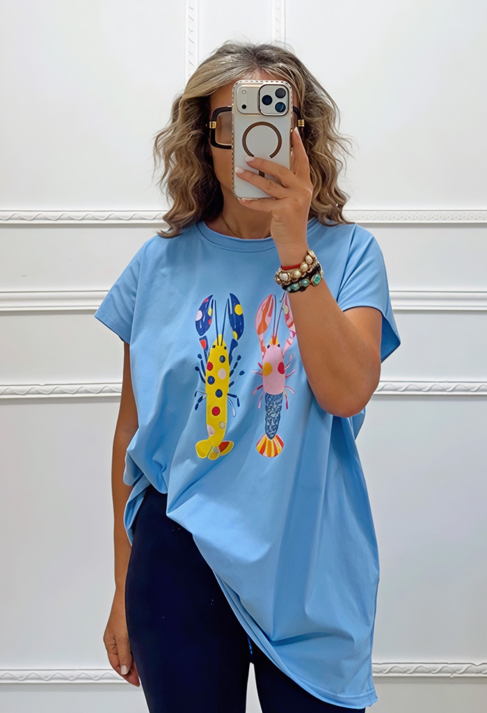 T-shirt γαλάζιο T-shirt γαλάζιο