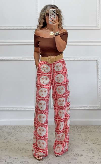 Wide leg παντελόνα Wide leg παντελόνα
