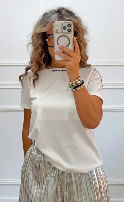 Square shirt white Square shirt white