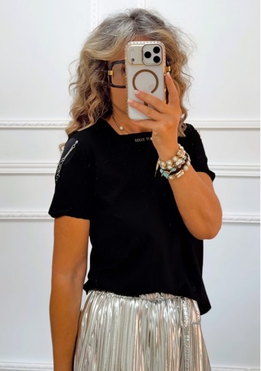 Square shirt black