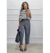 Παντελόνι baggy γκρι Παντελόνι baggy γκρι