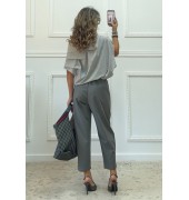 Παντελόνι baggy γκρι Παντελόνι baggy γκρι