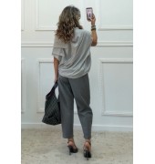 Παντελόνι baggy γκρι Παντελόνι baggy γκρι