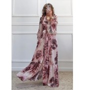 Μακρύ κρουαζέ φόρεμα