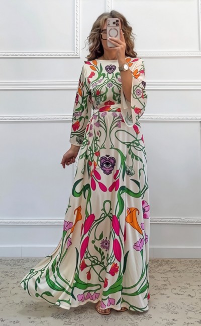 Μακρύ φόρεμα FLEUR