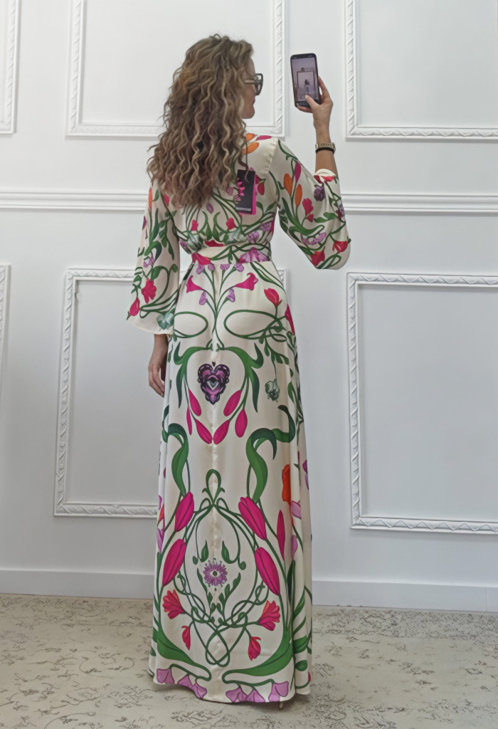 Μακρύ φόρεμα FLEUR