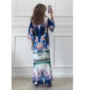 Μακρύ καφτάνι με print