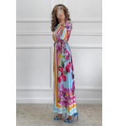 Μακρύ φόρεμα με print