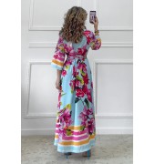 Μακρύ φόρεμα με print