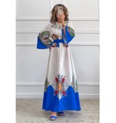 Μακρύ φόρεμα με print