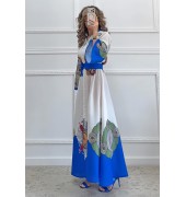 Μακρύ φόρεμα με print