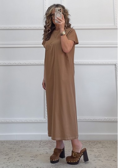 Sportive φόρεμα καφέ