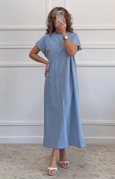 Sportive φόρεμα γαλάζιο