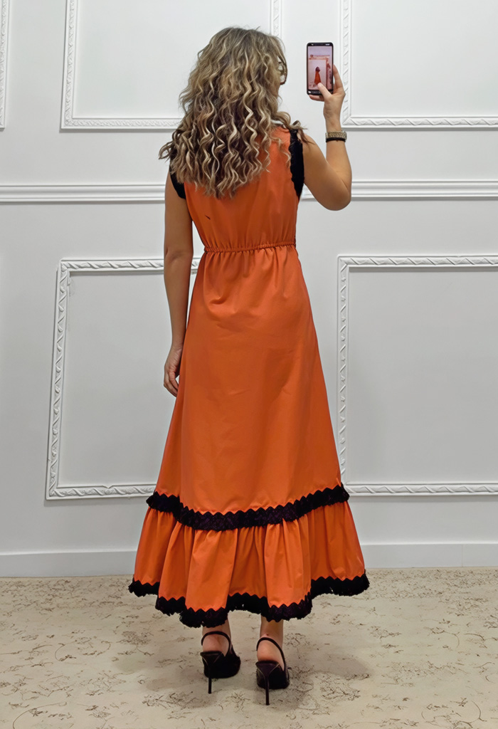 Φόρεμα πορτοκαλί