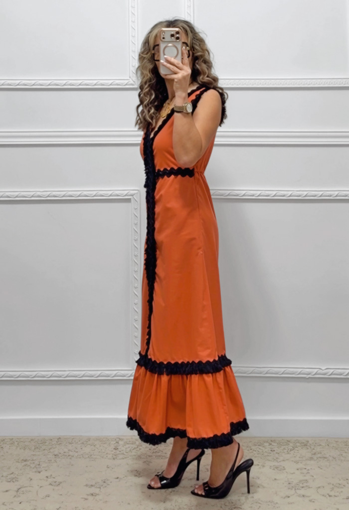 Φόρεμα πορτοκαλί