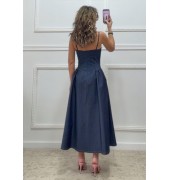 Denim φόρεμα μπλε