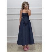 Denim φόρεμα μπλε