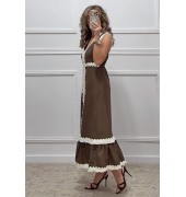 Φόρεμα καφέ