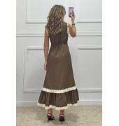 Φόρεμα καφέ