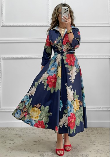 Φλοράλ φόρεμα