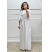Oversized φόρεμα άσπρο