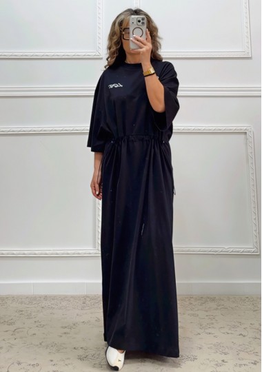 Oversized φόρεμα μαύρο