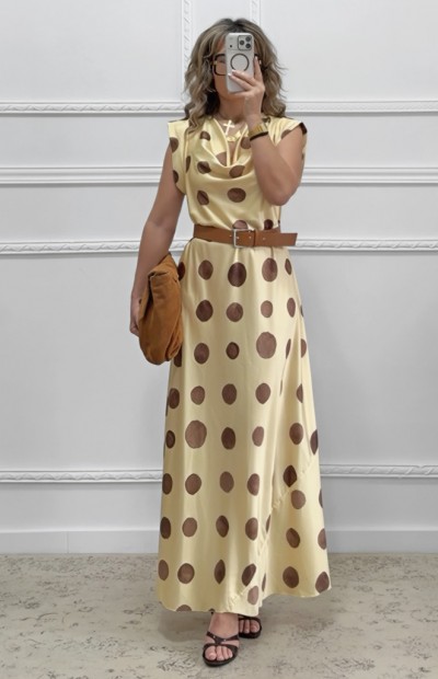Polka dot φόρεμα