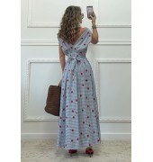 Καρό φόρεμα με φράουλες Καρό φόρεμα με φράουλες