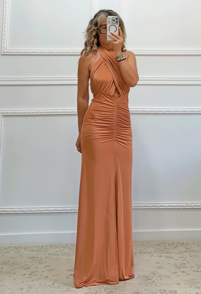 Maxi φόρεμα με άνοιγμα Maxi φόρεμα με άνοιγμα
