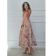 Floral φόρεμα με πιέτες Floral φόρεμα με πιέτες